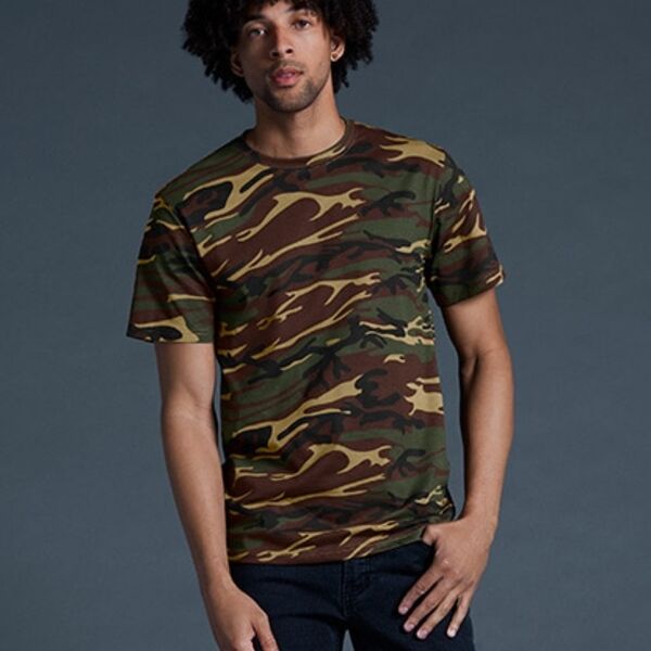 Anvil Midweight Adult Camouflage T-Shirt Thumbnail