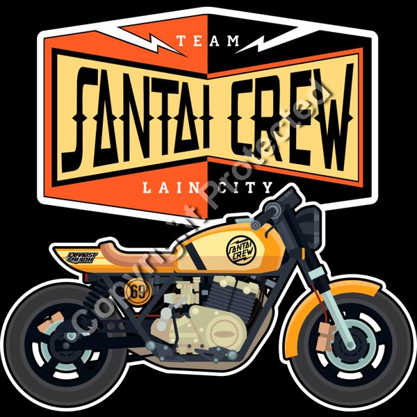 Santaicrew Caferacer Orange Thumbnail