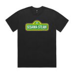 Mens Heavy Faded Oversized Tee (same day) Thumbnail