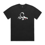 Mens Heavy Faded Oversized Tee (same day) Thumbnail