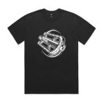 Mens Heavy Faded Oversized Tee (same day) Thumbnail