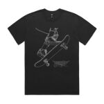 Mens Heavy Faded Oversized Tee (same day) Thumbnail